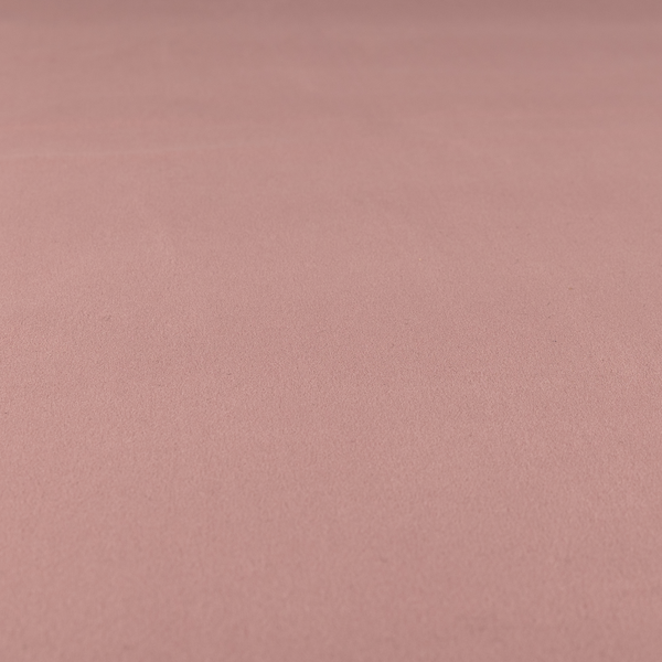 Peru Moleskin Plain Velvet Water Repellent Treated Material Rouge Pink Colour Upholstery Fabric CTR-1743 - Roman Blinds