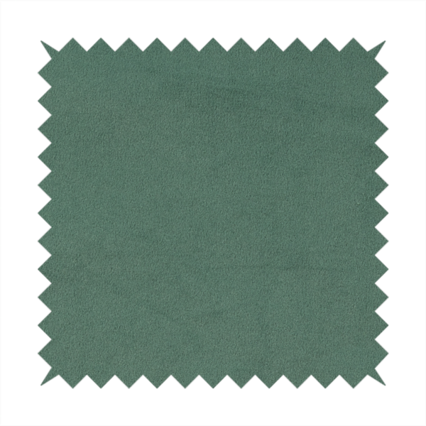 Peru Moleskin Plain Velvet Water Repellent Treated Material Teal Blue Colour Upholstery Fabric CTR-1744 - Roman Blinds