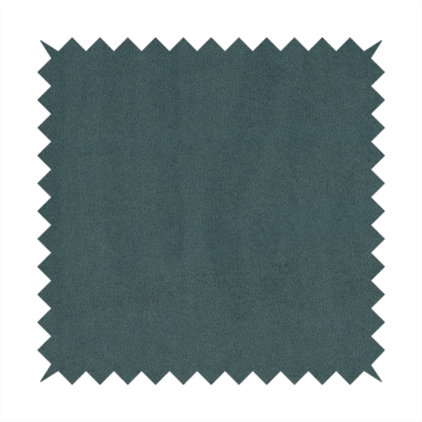 Peru Moleskin Plain Velvet Water Repellent Treated Material Stone Blue Colour Upholstery Fabric CTR-1747 - Made To Measure Curtains