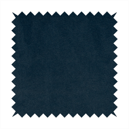 Peru Moleskin Plain Velvet Water Repellent Treated Material Navy Blue Colour Upholstery Fabric CTR-1749 - Roman Blinds