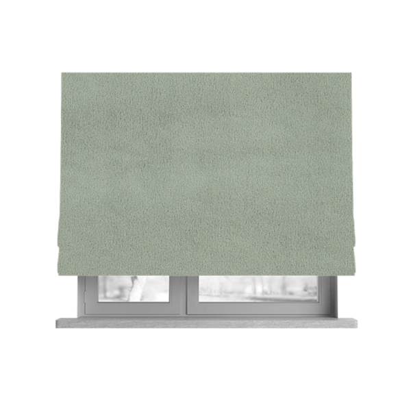 Peru Moleskin Plain Velvet Water Repellent Treated Material Flint Grey Colour Upholstery Fabric CTR-1750 - Roman Blinds