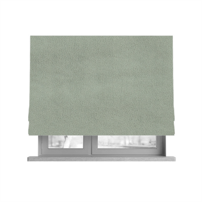 Peru Moleskin Plain Velvet Water Repellent Treated Material Flint Grey Colour Upholstery Fabric CTR-1750 - Roman Blinds