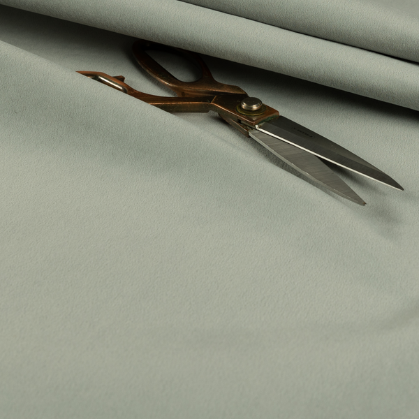 Peru Moleskin Plain Velvet Water Repellent Treated Material Flint Grey Colour Upholstery Fabric CTR-1750 - Roman Blinds