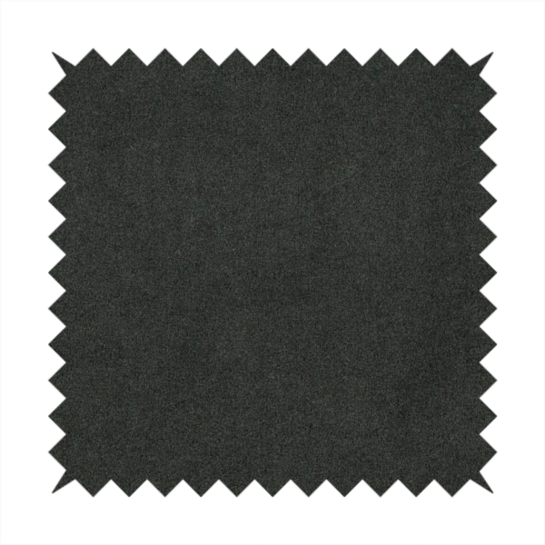 Peru Moleskin Plain Velvet Water Repellent Treated Material Charcoal Grey Colour Upholstery Fabric CTR-1752 - Roman Blinds