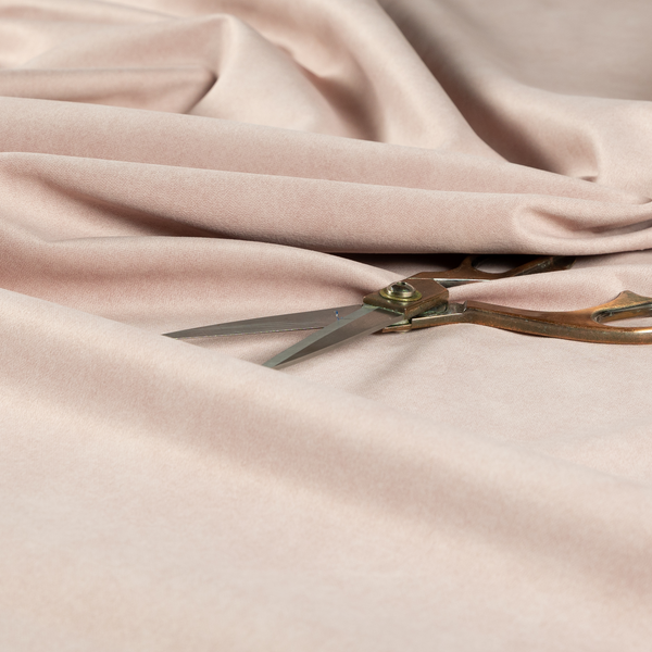 Trafalgar Velvet Clean Easy Pink Upholstery Fabric CTR-1754