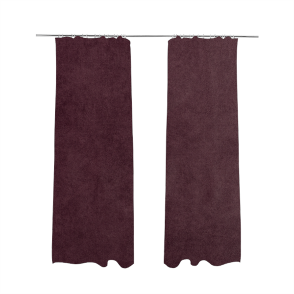 Trafalgar Velvet Clean Easy Purple Upholstery Fabric CTR-1756 - Made To Measure Curtains