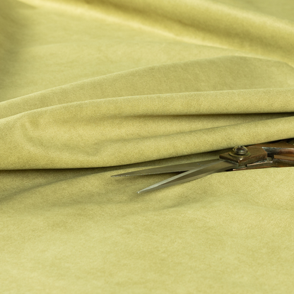 Trafalgar Velvet Clean Easy Green Upholstery Fabric CTR-1758 - Made To Measure Curtains