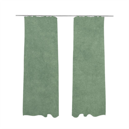 Trafalgar Velvet Clean Easy Green Upholstery Fabric CTR-1759 - Made To Measure Curtains