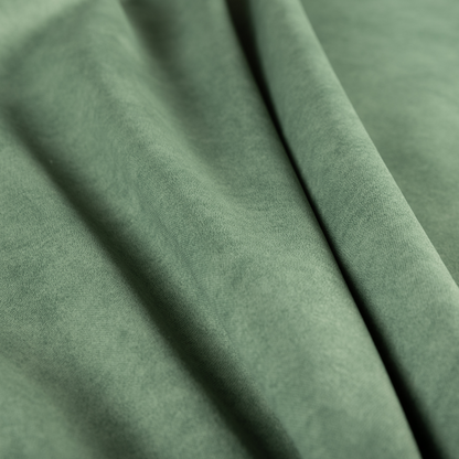 Trafalgar Velvet Clean Easy Green Upholstery Fabric CTR-1759 - Made To Measure Curtains