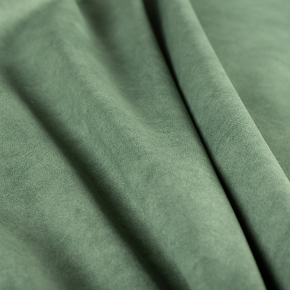 Trafalgar Velvet Clean Easy Green Upholstery Fabric CTR-1759 - Handmade Cushions