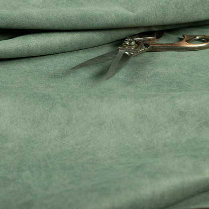 Trafalgar Velvet Clean Easy Green Upholstery Fabric CTR-1759 - Roman Blinds