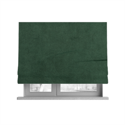 Trafalgar Velvet Clean Easy Green Upholstery Fabric CTR-1760 - Roman Blinds