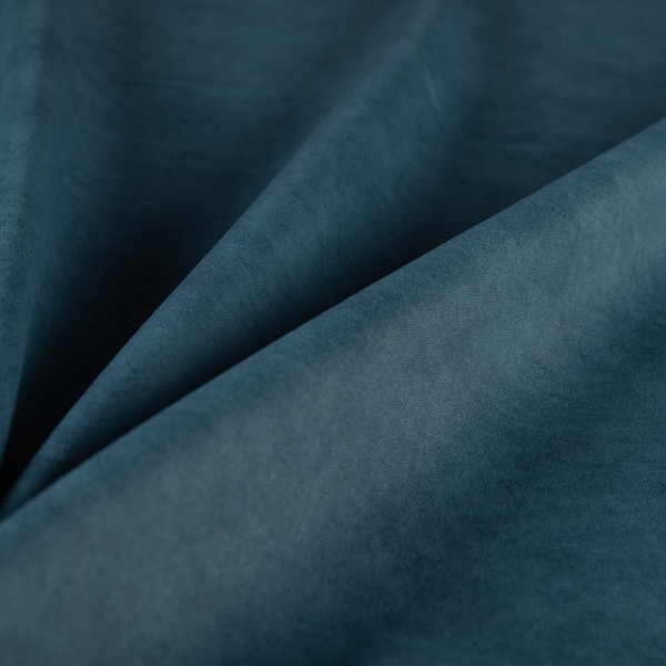 Trafalgar Velvet Clean Easy Blue Upholstery Fabric CTR-1766 - Made To Measure Curtains