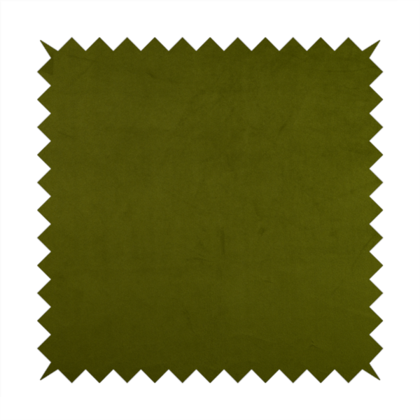 Norfolk Soft Velour Material Green Colour Upholstery Fabric CTR-1780 - Made To Measure Curtains