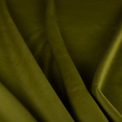 Norfolk Soft Velour Material Green Colour Upholstery Fabric CTR-1780 - Handmade Cushions