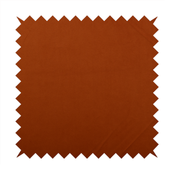 Norfolk Soft Velour Material Orange Colour Upholstery Fabric CTR-1782 - Made To Measure Curtains