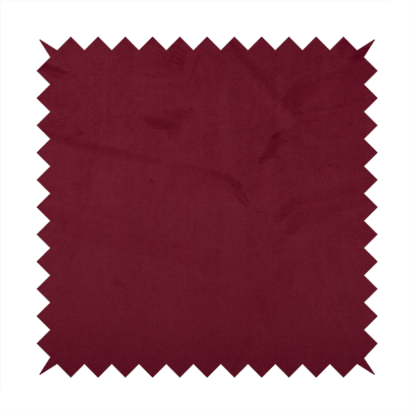 Norfolk Soft Velour Material Red Colour Upholstery Fabric CTR-1783 - Made To Measure Curtains