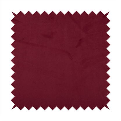 Norfolk Soft Velour Material Red Colour Upholstery Fabric CTR-1783 - Made To Measure Curtains