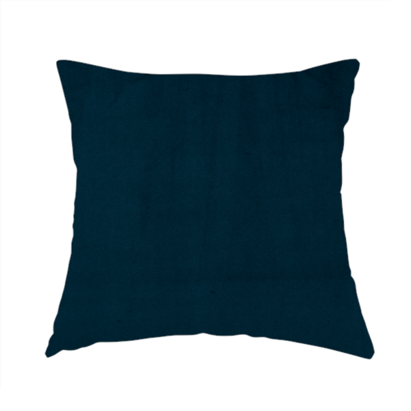 Norfolk Soft Velour Material Navy Blue Colour Upholstery Fabric CTR-1787 - Handmade Cushions