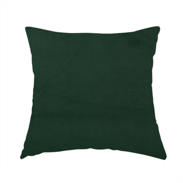 Norfolk Soft Velour Material Pine Green Colour Upholstery Fabric CTR-1790 - Handmade Cushions
