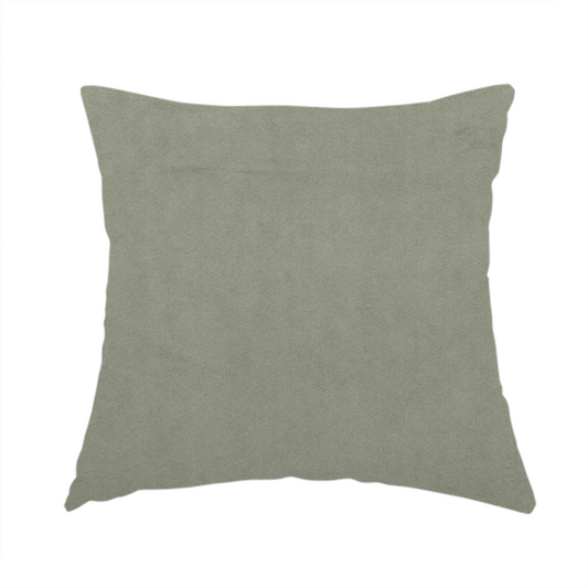 Norfolk Soft Velour Material Fossil Grey Colour Upholstery Fabric CTR-1793 - Handmade Cushions