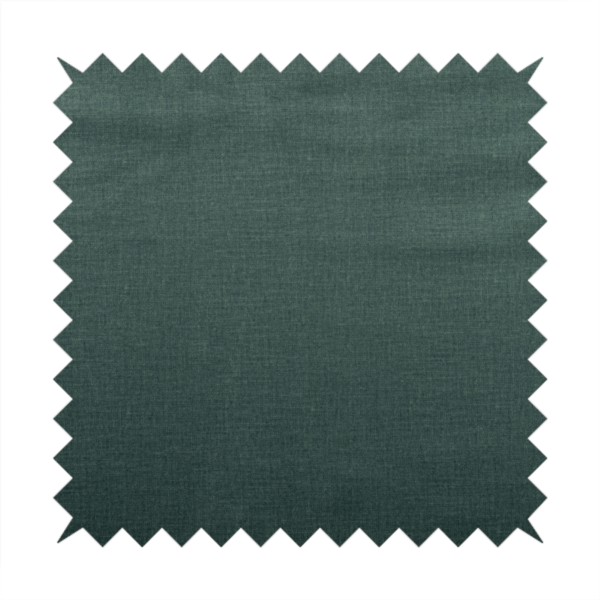 Barbados Plain Velvet Water Repellent Teal Blue Upholstery Fabric CTR-1797 - Made To Measure Curtains