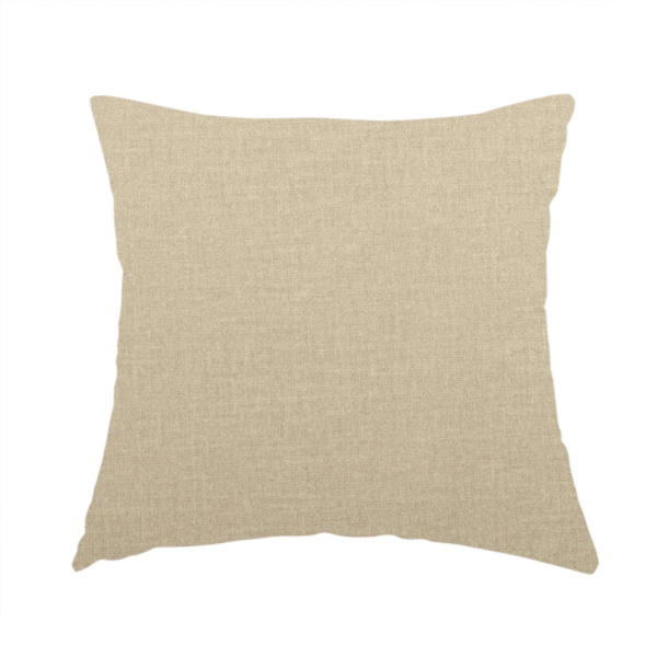 Barbados Plain Velvet Water Repellent Beige Upholstery Fabric CTR-1801 - Handmade Cushions