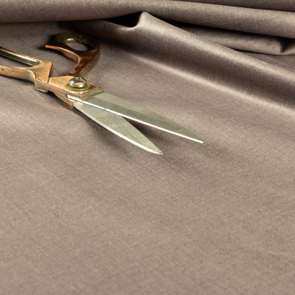 Barbados Plain Velvet Water Repellent Brown Upholstery Fabric CTR-1802 - Made To Measure Curtains