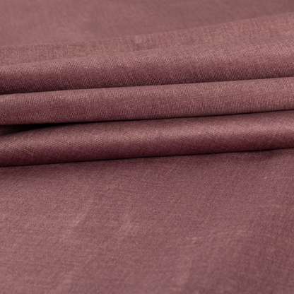 Barbados Plain Velvet Water Repellent Pink Upholstery Fabric CTR-1803 - Roman Blinds
