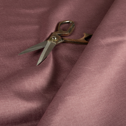 Barbados Plain Velvet Water Repellent Pink Upholstery Fabric CTR-1803 - Roman Blinds