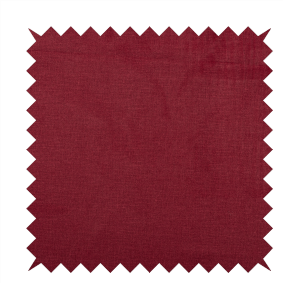 Barbados Plain Velvet Water Repellent Red Upholstery Fabric CTR-1804 - Made To Measure Curtains