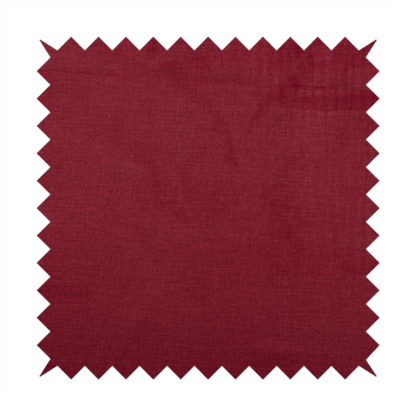 Barbados Plain Velvet Water Repellent Red Upholstery Fabric CTR-1804 - Made To Measure Curtains