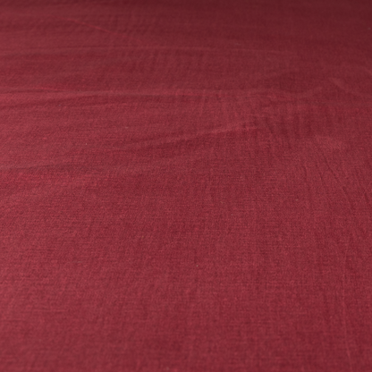 Barbados Plain Velvet Water Repellent Red Upholstery Fabric CTR-1804 - Made To Measure Curtains