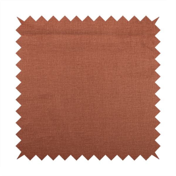 Barbados Plain Velvet Water Repellent Orange Upholstery Fabric CTR-1805 - Roman Blinds