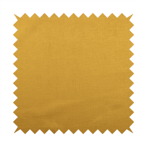 Barbados Plain Velvet Water Repellent Yellow Upholstery Fabric CTR-1806 - Made To Measure Curtains