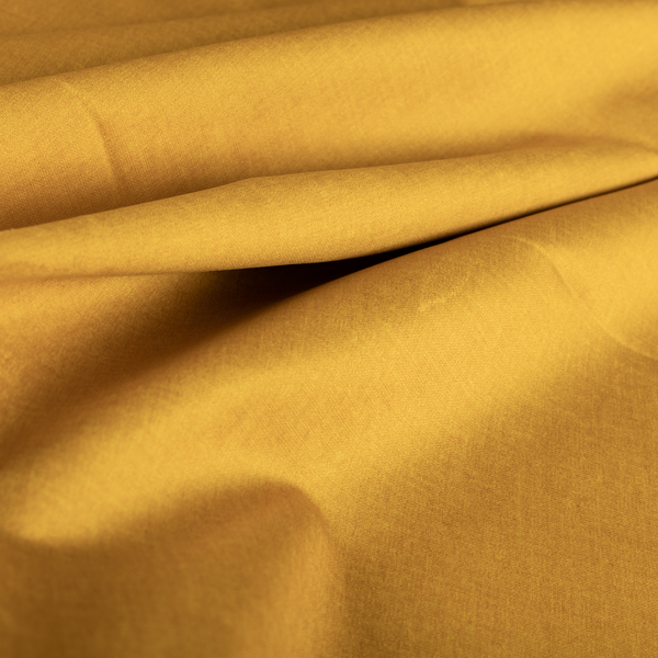 Barbados Plain Velvet Water Repellent Yellow Upholstery Fabric CTR-1806 - Roman Blinds