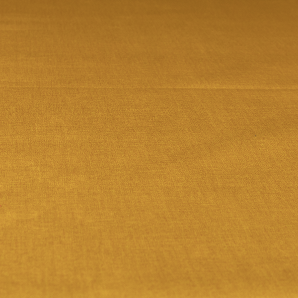 Barbados Plain Velvet Water Repellent Yellow Upholstery Fabric CTR-1806 - Roman Blinds