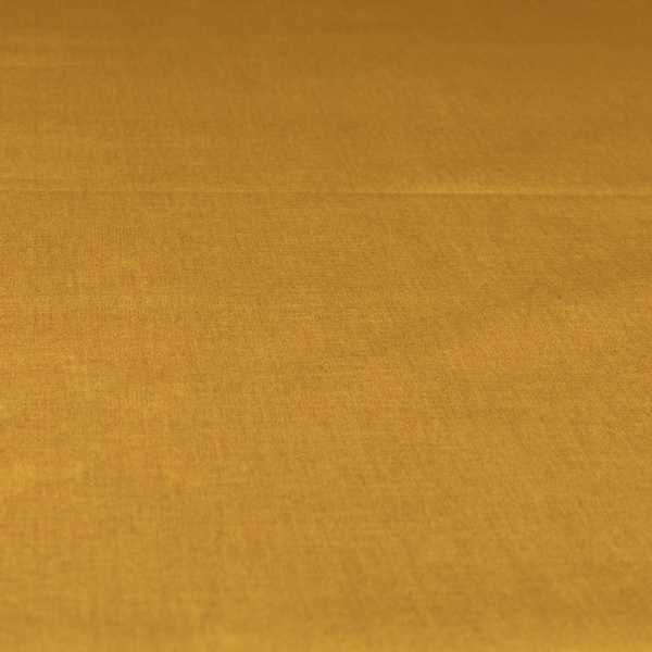 Barbados Plain Velvet Water Repellent Yellow Upholstery Fabric CTR-1806 - Made To Measure Curtains