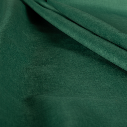 Barbados Plain Velvet Water Repellent Green Upholstery Fabric CTR-1807 - Made To Measure Curtains