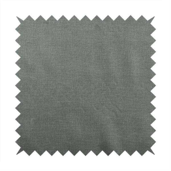 Barbados Plain Velvet Water Repellent Silver Upholstery Fabric CTR-1810 - Made To Measure Curtains