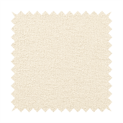 Purlwell Boucle Chenille Material Cream Colour Upholstery Fabric CTR-1814 - Made To Measure Curtains