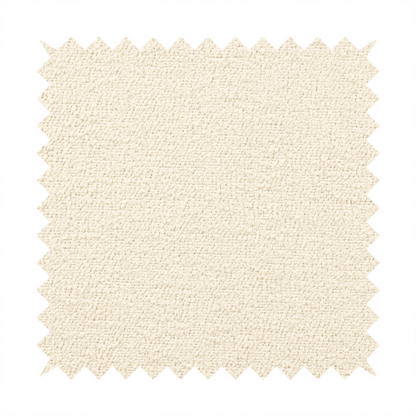Purlwell Boucle Chenille Material Cream Colour Upholstery Fabric CTR-1814