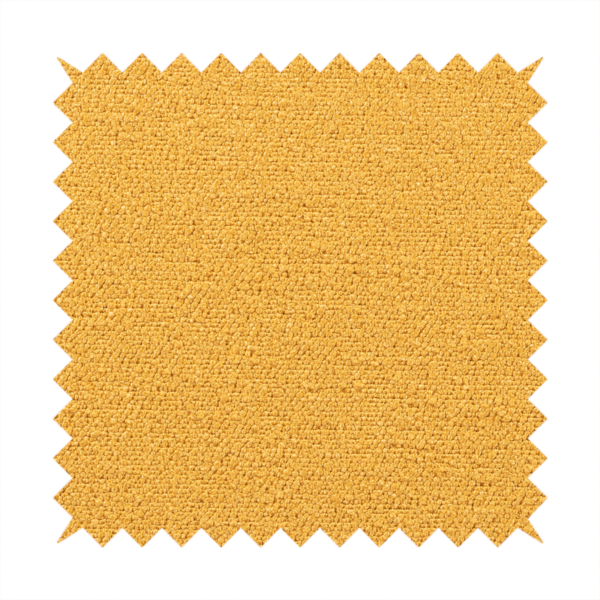 Purlwell Boucle Chenille Material Yellow Colour Upholstery Fabric CTR-1819 - Roman Blinds
