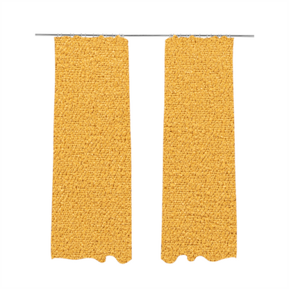 Purlwell Boucle Chenille Material Yellow Colour Upholstery Fabric CTR-1819 - Made To Measure Curtains