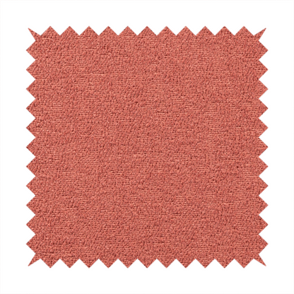 Purlwell Boucle Chenille Material Red Colour Upholstery Fabric CTR-1820 - Roman Blinds