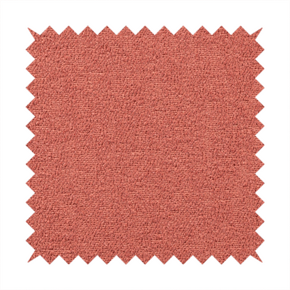 Purlwell Boucle Chenille Material Red Colour Upholstery Fabric CTR-1820 - Made To Measure Curtains