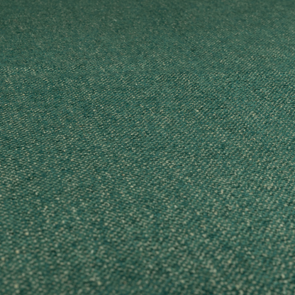 Hazel Plain Chenille Material Teal Blue Colour Upholstery Fabric CTR-1825