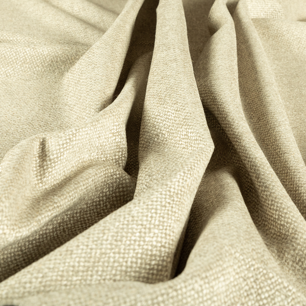 Hazel Plain Chenille Material Beige Colour Upholstery Fabric CTR-1829 - Roman Blinds
