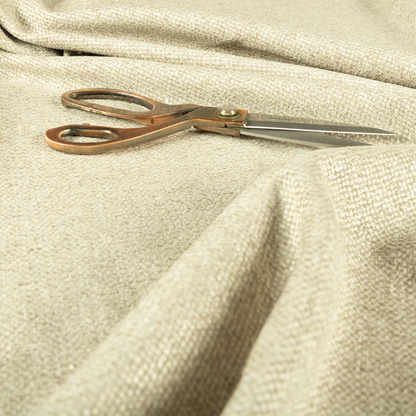Hazel Plain Chenille Material Beige Colour Upholstery Fabric CTR-1829 - Roman Blinds