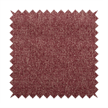 Hazel Plain Chenille Material Burgundy Colour Upholstery Fabric CTR-1831 - Roman Blinds